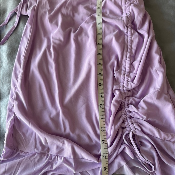 PrettyLittleThing Lilac Asymmetrical Dress - Picture 7 of 7